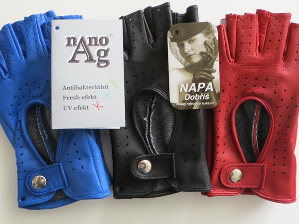 Dámské řidičské rukavice NAPA 2-3034 BP NanoAg černá