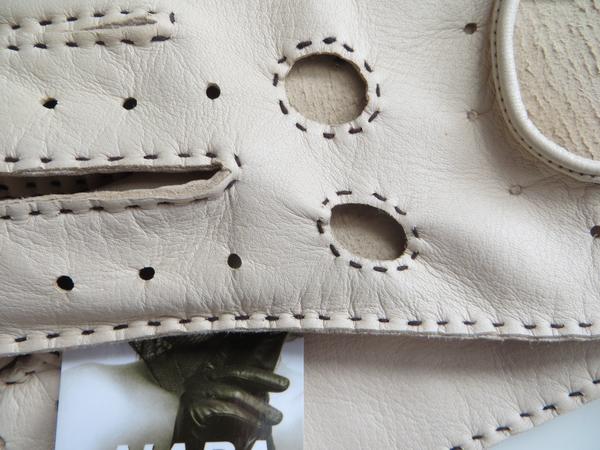 Pánské řidičské rukavice NAPA 2-1325 sv. béžová kontra