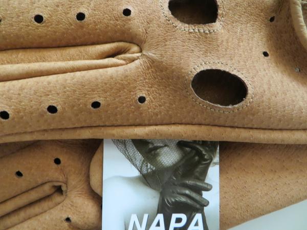 Pánské řidičské rukavice NAPA 2-1437 koňak