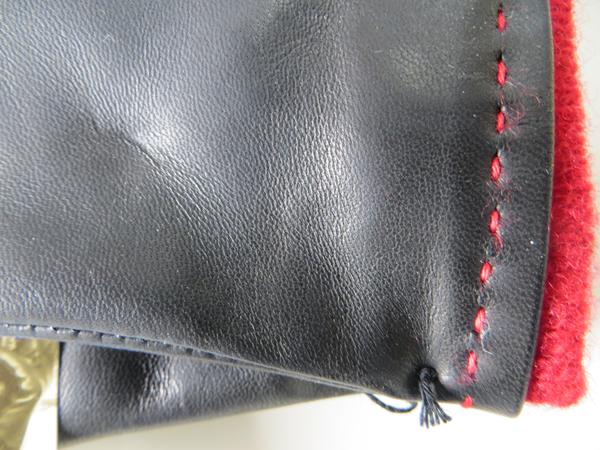 Dámské kožené rukavice NAPA 2-4358 VL granát