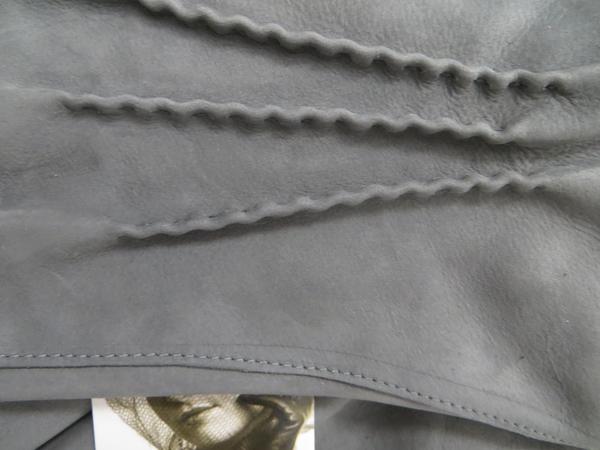 Pánské kožené rukavice NAPA 6-2019 VL šedé mocheto 