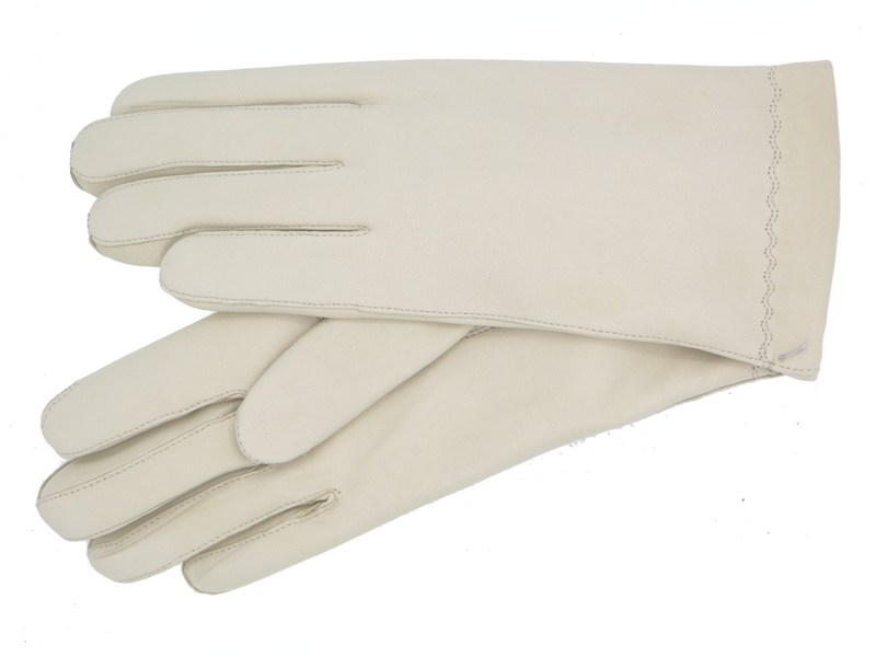 Dámské kožené rukavice NAPA 2-4098 VL slonová kost