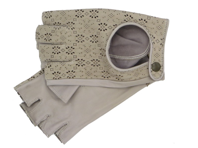 Dámské kožené rukavice NAPA 2-3528 BP laser taupe