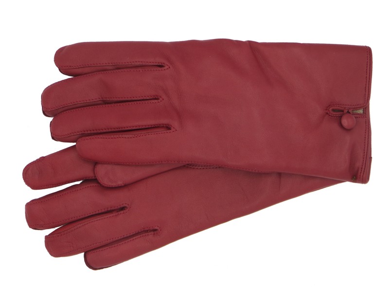Dámské kožené rukavice NAPA 2-4184 VL bordo