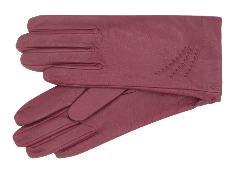 Dámské kožené rukavice NAPA 2-4413 UH bordo