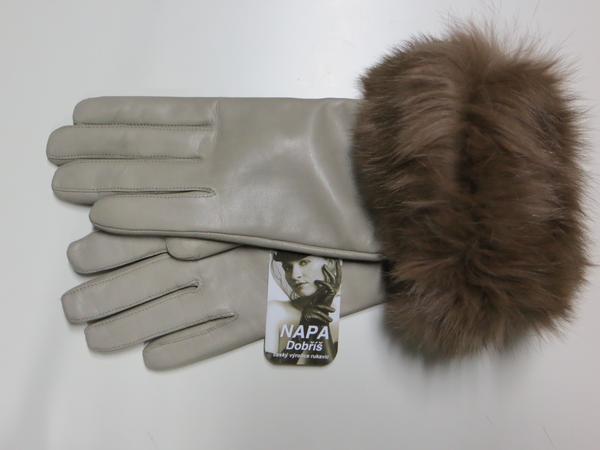 Dámské kožené rukavice NAPA 2-4471 VL taupe