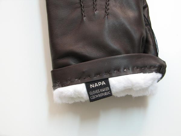 Dámské kožené rukavice NAPA 2-4168 KR hnědá