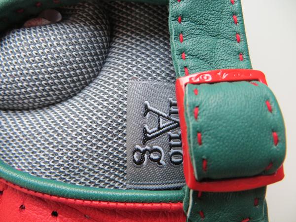 Dámské řidičské rukavice NAPA 2-3408 BP NanoAg červeno zelená 