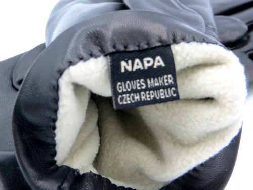 Dámské kožené rukavice NAPA 2-4406 FL černá