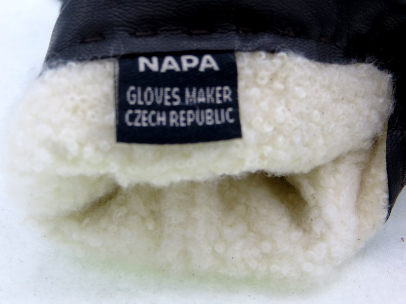 Dámské kožené rukavice NAPA 2-4168 hnědá beran