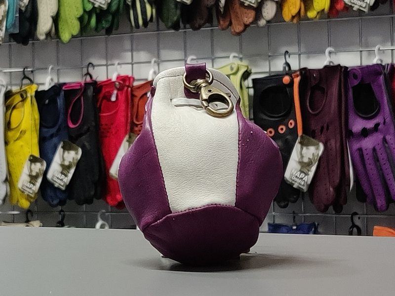 NAPA Měšec 10 brusinka/bílá