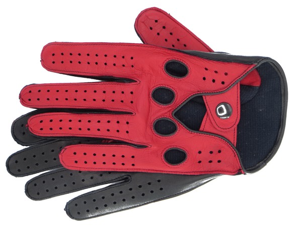 Pánské řidičské rukavice NAPA 2-1480 NanoAg červená/černá