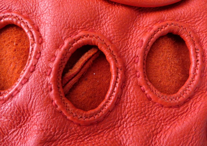 Pánské řidičské rukavice NAPA 2-1057 červená