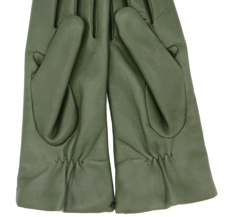 Dámské kožené rukavice NAPA 2-4230 KAŠ zelená GUM