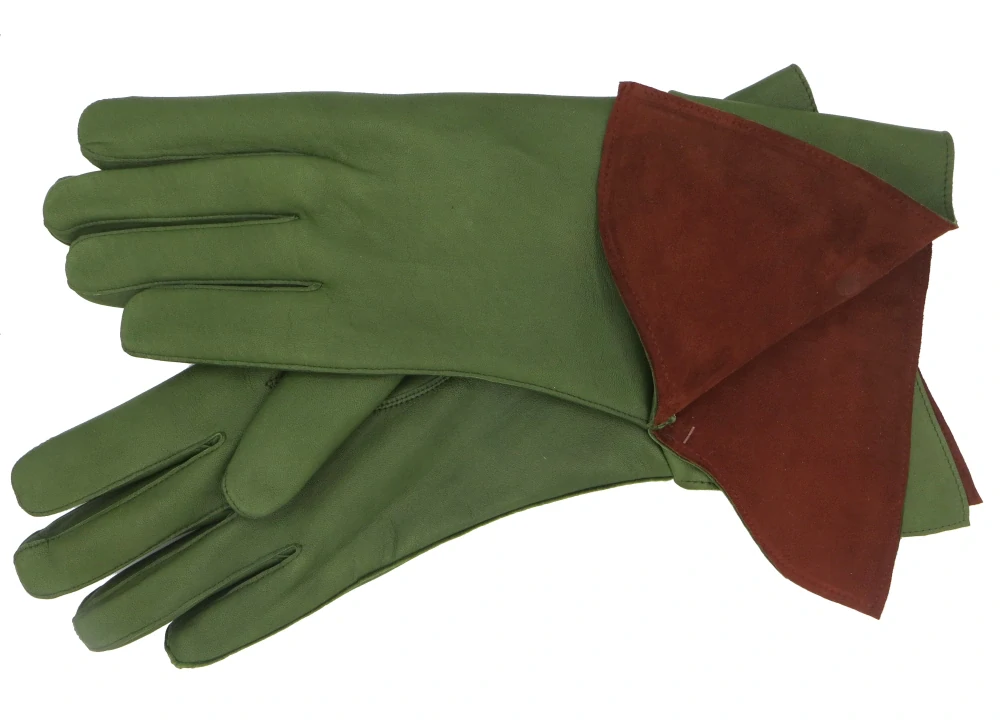Rukavice NAPA 2-9951M8+ ČH zelená/koňak