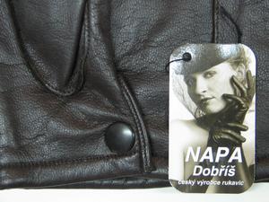 Pánské kožené rukavice NAPA 2-2437 VL hnědá