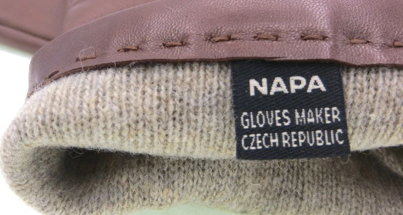 Pánské kožené rukavice NAPA 2-2019 VL koňak 
