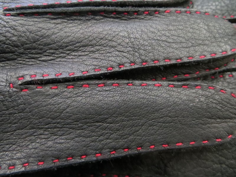 Pánské kožené rukavice NAPA 8-2081 KAŠ černá kontra