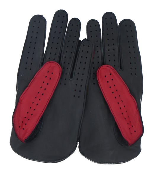 Pánské řidičské rukavice NAPA 2-1480 NanoAg červená/černá