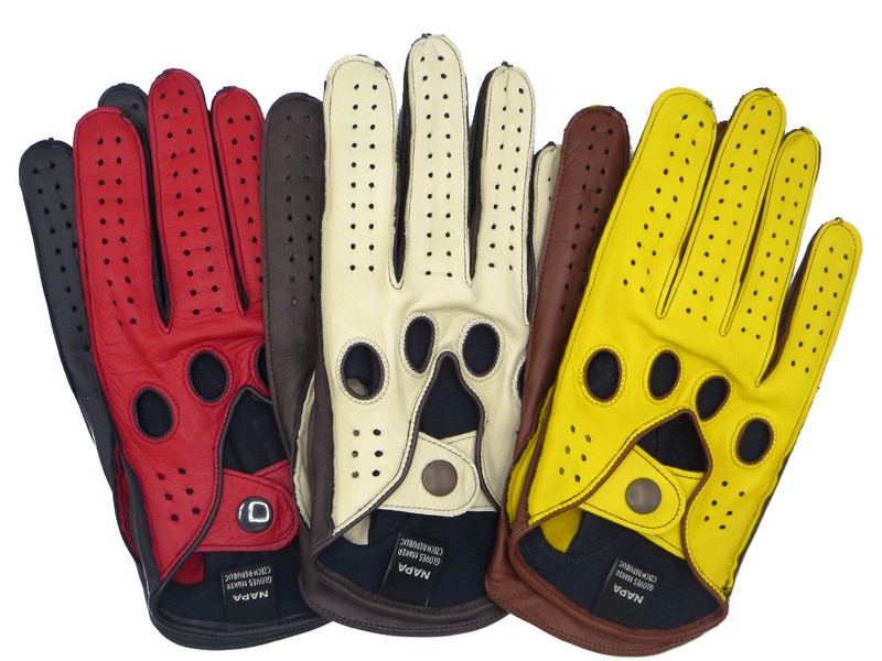 Pánské řidičské rukavice NAPA 2-1480 NanoAg bříza/černá