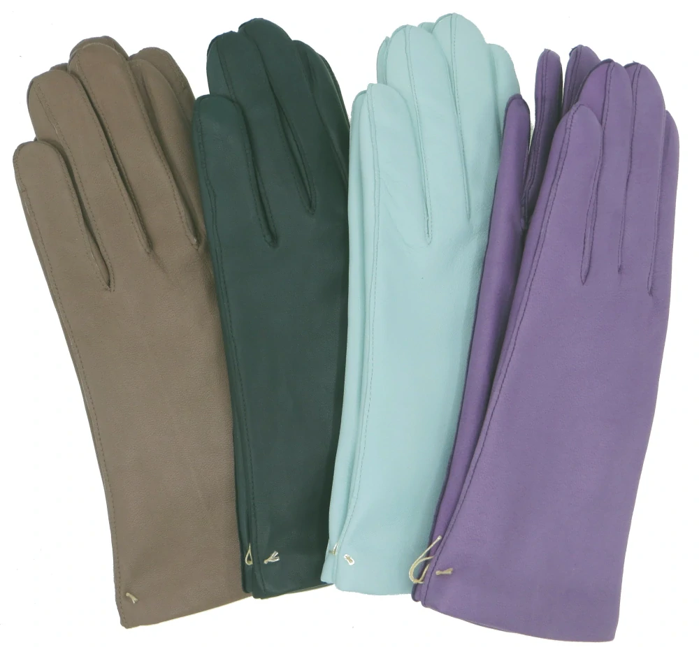 Dámské kožené rukavice NAPA 2-4001 KAŠ jedlová zeleň