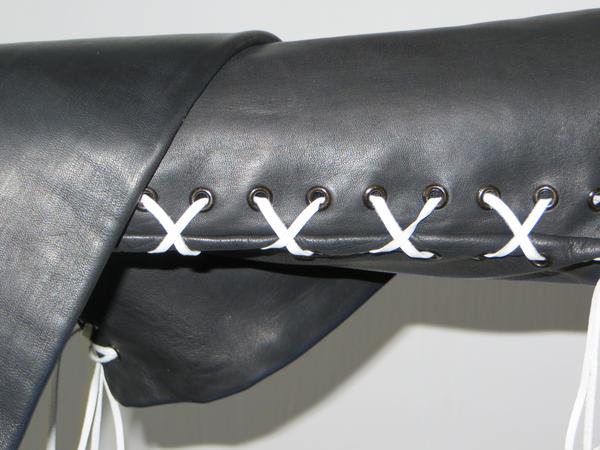 Dámské kožené rukavice NAPA 2-4001 10C černá průplet