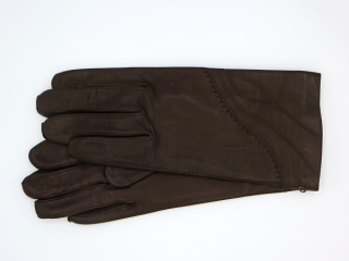 Dámské kožené rukavice NAPA 2-4406 ČH hnědá