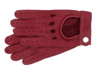 Pánské řidičské rukavice NAPA 8-1325 bordo