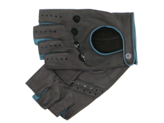 Dámské řidičské rukavice NAPA 2-3428 BP černá/tyrkys meziprsty