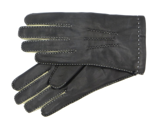 Dámské kožené rukavice NAPA 2-4365 FL černá/bříza 