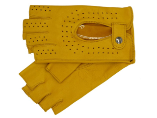 Dámské řidičské rukavice NAPA 3034 BP tm. žlutá