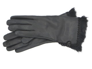 Dámské kožené rukavice NAPA 2-4411 KAŠ černá 