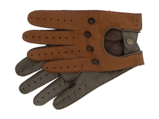 Pánské řidičské rukavice NAPA 6/2-1445 koňak/hnědá