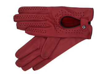 Dámské řidičské rukavice NAPA 2-3034 bordo/černá