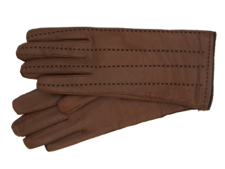 Dámské kožené rukavice NAPA 2-4443 VL tmavý koňak