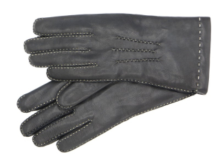 Dámské kožené rukavice NAPA 2-4365 VL černá kontra 