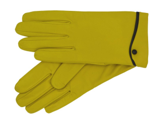 Dámské kožené rukavice NAPA 2-4417 UH žlutá/černá 