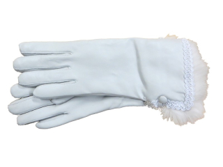 Dámské kožené rukavice NAPA 2-4411 VL bílá