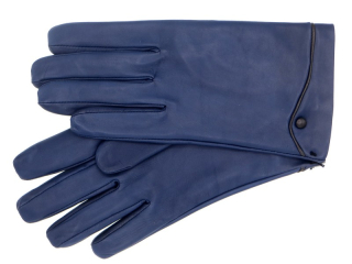 Dámské kožené rukavice NAPA 2-4417 UH modrá/černá 