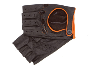 Pánské řidičské rukavice NAPA 8-1452 BP hnědá/oranž