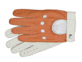 Pánské řidičské rukavice NAPA 8/2-1325 oranž/bříza