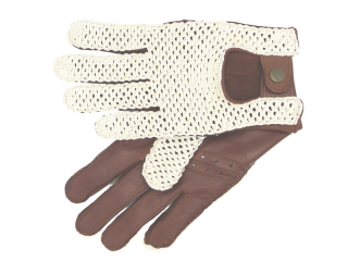 Pánské řidičské rukavice NAPA 2-1475 béž/koňak
