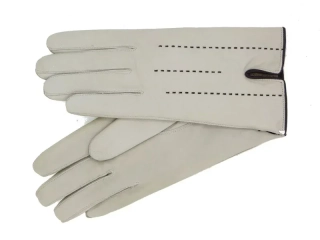 Dámské kožené rukavice NAPA 2-4370 BA bříza/hnědá