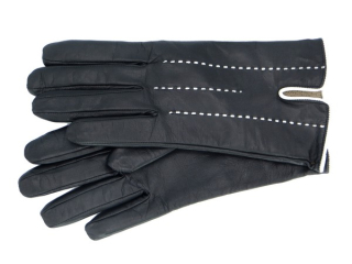 Dámské kožené rukavice NAPA 2-4370 VL černá/bříza