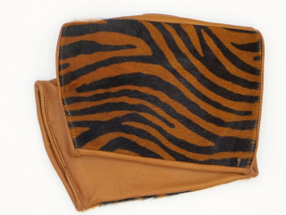 Dámské kožené rukavice NAPA 2-3426 tele zebra tm.