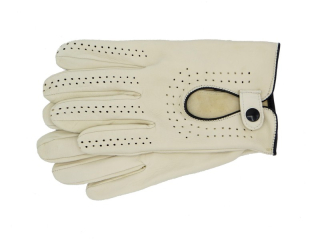 Pánské řidičské rukavice NAPA 2-1432 krémová/černá