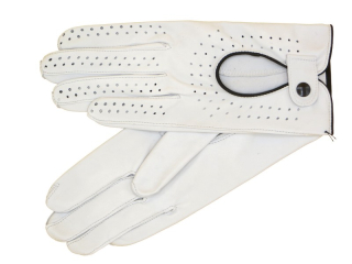 Dámské řidičské rukavice NAPA 2-3034 bílá/černá