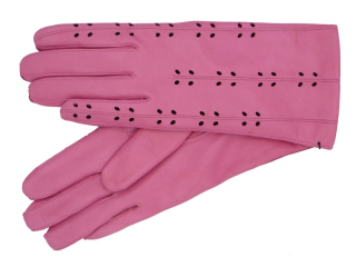 Dámské kožené rukavice NAPA 2-4151 VL růžová