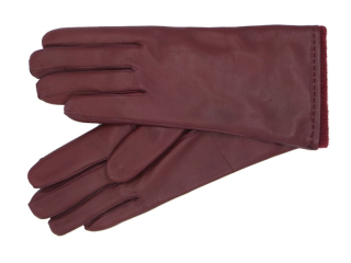 Dámské kožené rukavice NAPA 2-4358 VL granát
