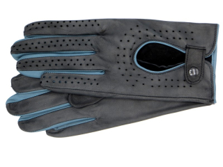 Dámské řidičské rukavice NAPA 2-3834 černá/tyrkys 